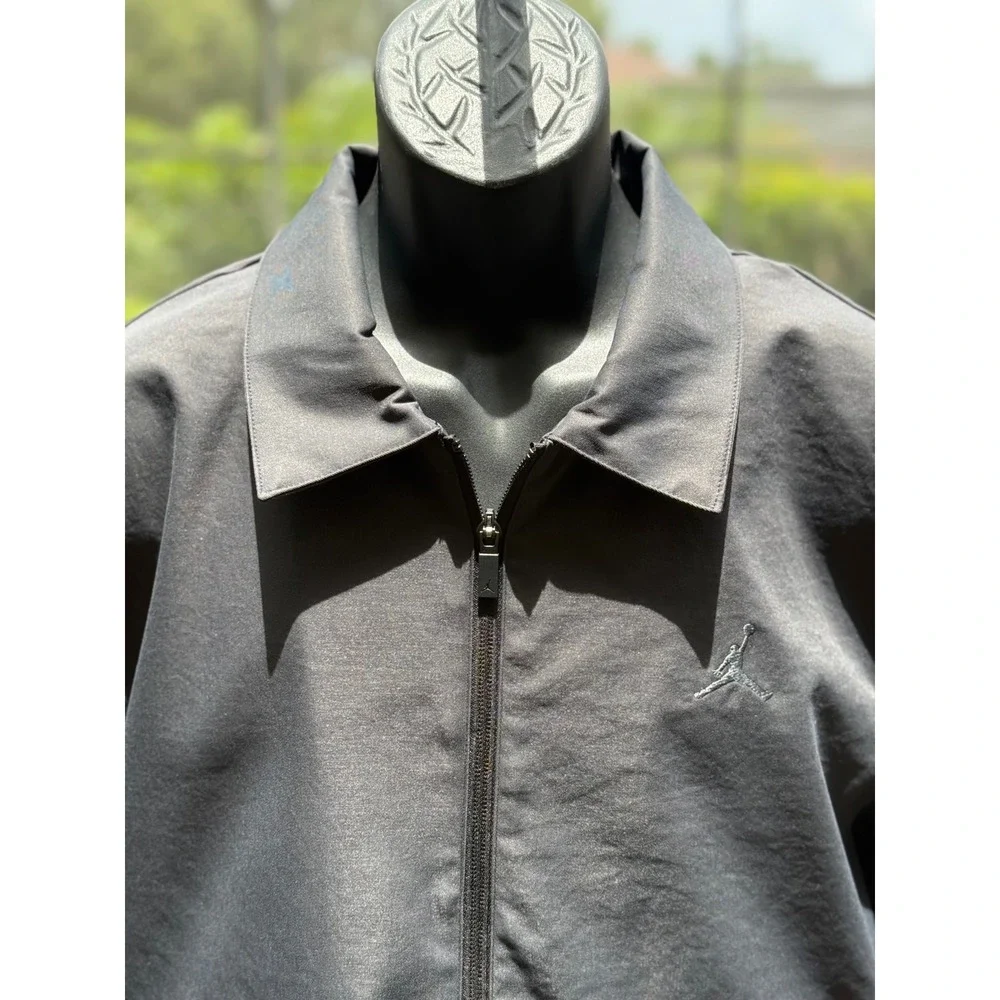 Jordan Golf Mens Full Zip Jacket Black Large HQ8681-010 NEW